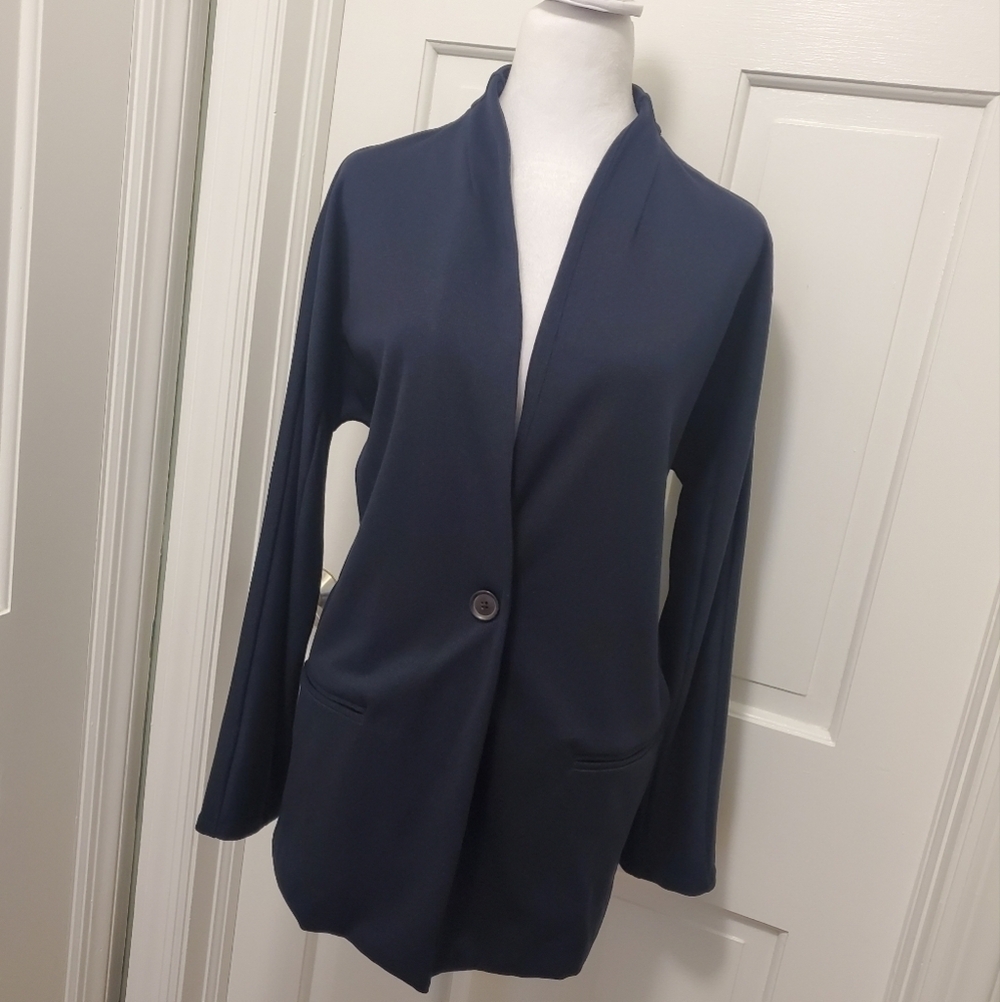 Banana Republic Navy Shacket Size Small, Business Casual, Versatile